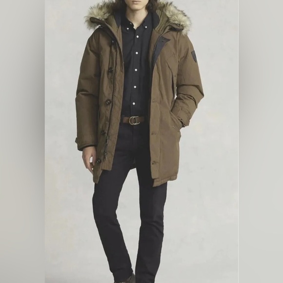 Polo Ralph Lauren Faux Fur Water Repellent Hooded Down Puffer